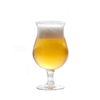 郁金香高脚粉象duvel精酿啤酒杯