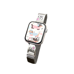 适用红米watch6表带磁吸彩钻小狗小米redmiwatch6表链米兰尼斯红米watch5/4手表带女士高颜值3青春版腕带