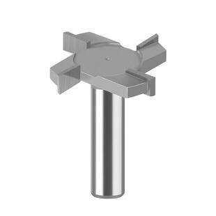 四刃T型刀开槽刀清底刀木工铣刀雕刻机刀头大直径钨钢五金修边机