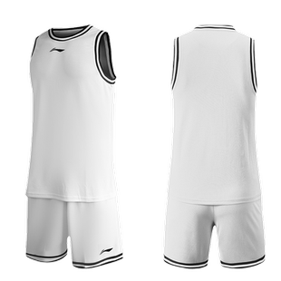 李宁篮球服套装男夏季印字号定制训练球服比赛队服透气背心运动服