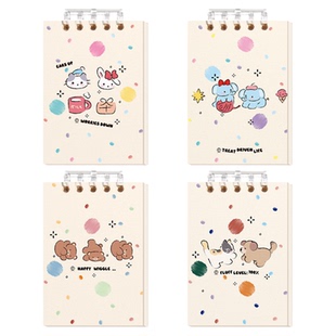 a7小本子上翻活页本随身记便携笔记本高颜值手账本口袋简约记事本