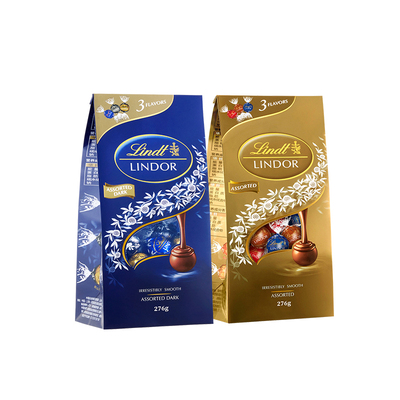 【自营】Lindt瑞士莲软心精选巧克力制品276g年货分享零食