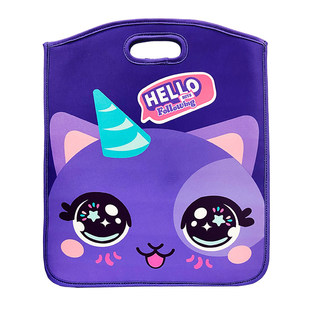 FH开学季幼儿园课外补习美术书法舞蹈收纳文件袋手提补课书袋可A4