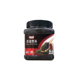 加拿大冰湖野米红标严选精选3号野米菰米黑松针米1200g大容量罐装