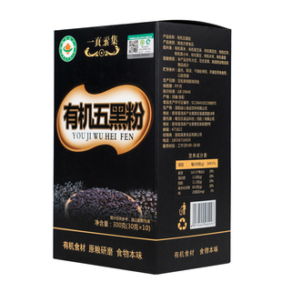 王亚娟有机五黑粉一真素集黑芝麻糊纯素食豆粉桑葚红枣冲饮早代餐
