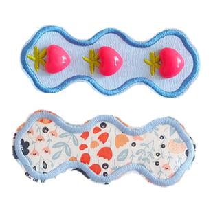 新款儿童彩色花朵魔术贴发饰女孩宝宝尾辫爱心刘海碎发贴组合套装