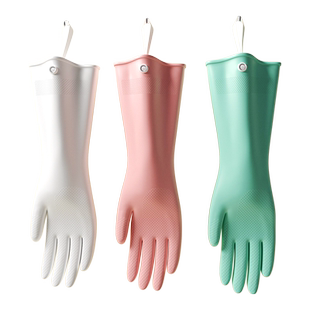 丁腈手套家务清洁洗碗厨房耐用食品级橡胶刷碗洗衣服做饭加厚防水