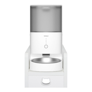 霍曼Real喂食器（适用）增高架子猫咪中小型犬投食器支架实木防水