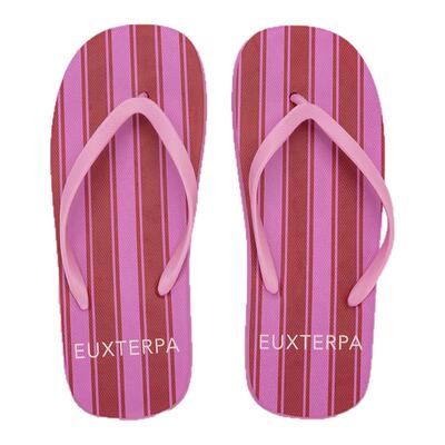 EUXTERPA条纹法式休闲人字拖男女