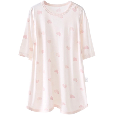 宝宝莫代尔夏季长袖空调睡袍