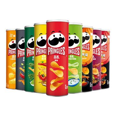 品客薯片全家福休闲零食