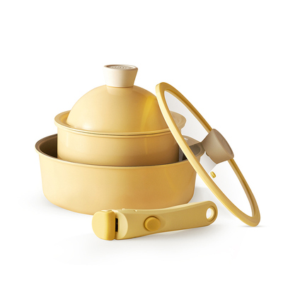 韩国kims把手可拆卸家用煎锅套装