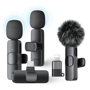 手機無線領夾咪Clip咪便攜咪高峰KOL/YouTuber拍片專用mini麥克風