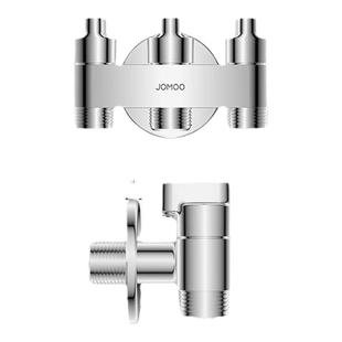 九牧一进三出角阀精铜加厚分水器三通四通水管阀门开关一分三龙头