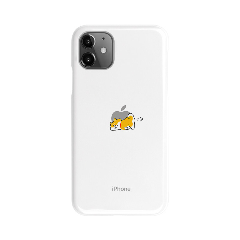 秋田犬适用于iPhone16ProMax轻薄15适用于14苹果13手机壳12不掉色11环保可水洗硬壳磨砂散热半包保护壳