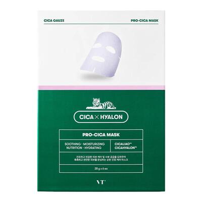 韩国VT老虎面膜积雪草二代修护面膜补水保湿修复控油收缩毛孔痘印