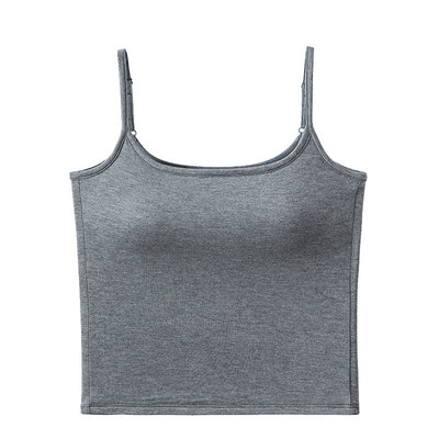 加厚胸垫美背漫画胸背心吊带