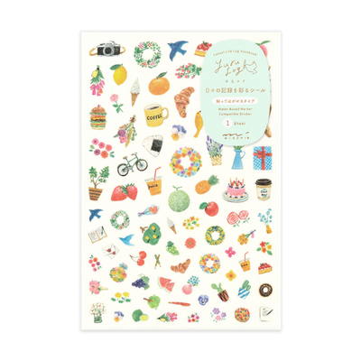 MIDORI和纸贴纸可书写手绘