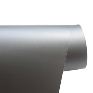 亚光银色冰箱贴纸自粘家具贴膜改色门窗框套橱衣柜办公桌翻新防水