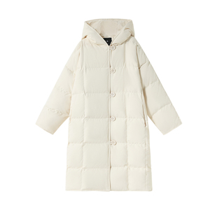 【鹅绒大被子】零北鹅绒羽绒服女长款25新款冬加厚保暖外套高端