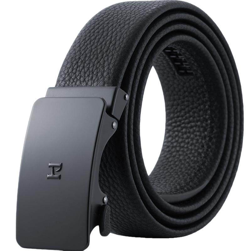 【新年礼物】HLA/海澜之家男真皮自动扣腰带214情人节礼物送老公