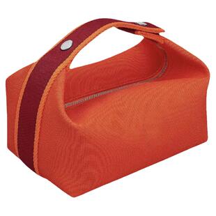 h家帆布饭盒包高级感休闲单肩手拎包化妆洗漱大容量便当手提包女