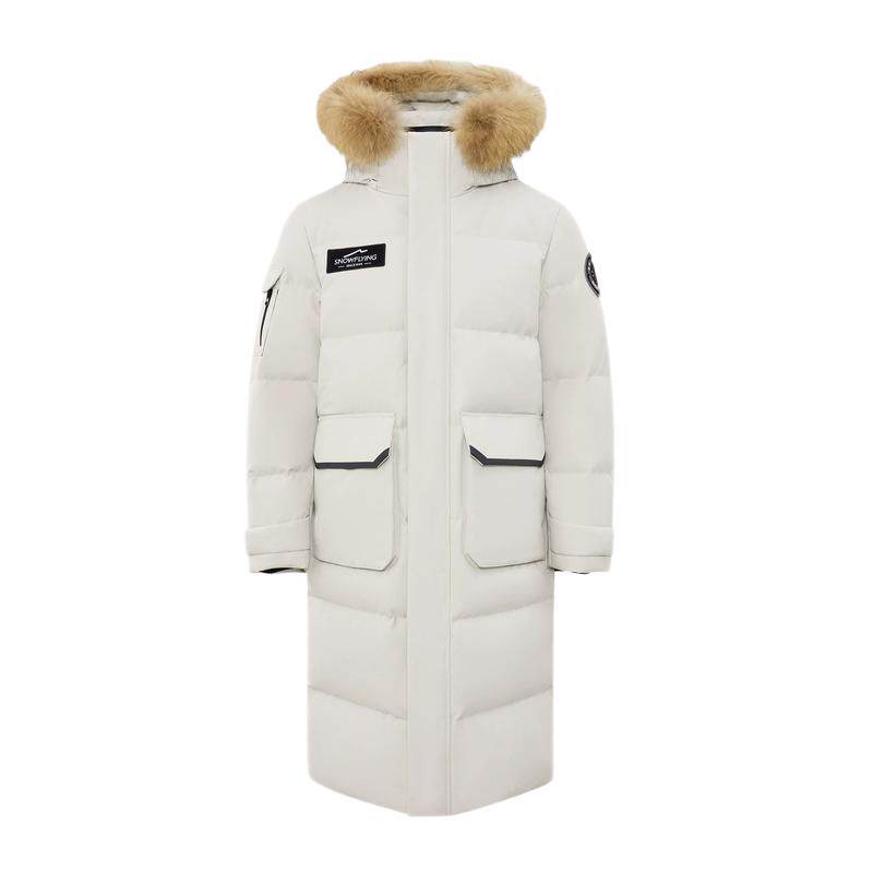 雪中飞风雪系列高充绒羽绒服毛领
