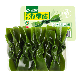 溢源有机盐渍海带结215g非干货厚海带扣煲汤凉拌火锅串串新鲜低脂