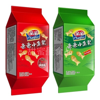 亲亲小鱼果和风海苔味番茄味薯片