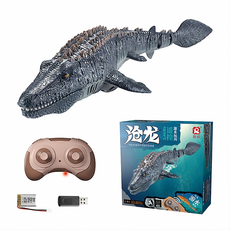 海洋沧龙恐龙玩具动物模型仿真玩具男孩六一儿童节礼物深海巨兽生
