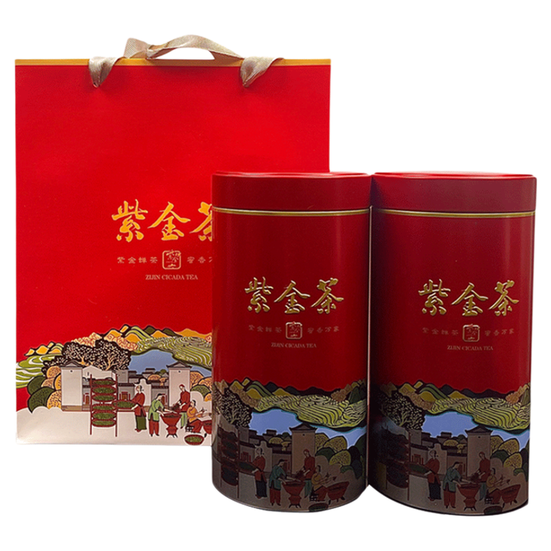 26年龙窝紫金红茶蝉红茶虫咬蝉茶