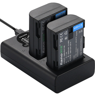 适用松下相机电池DMW-BLF19E绿巨能单反G9LGK充电器G9 GH5 GH3 GH4 GH5S bnv25u PDZ-BLF19E座充usb套装LUMIX