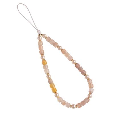 天然樱花玛瑙手腕款挂件