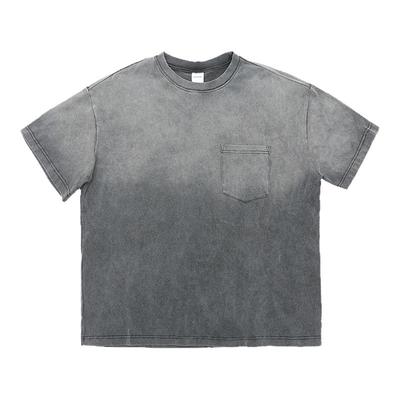 CountryMoment褪色渐变做旧T恤