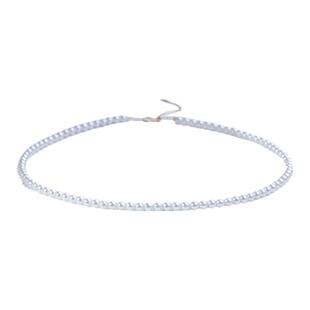 日本天然海水AKOYA珍珠项链18K金颈饰彩凛品质锁骨链小灯泡