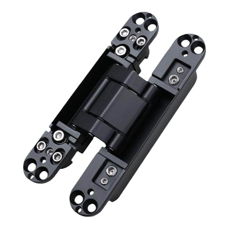 汇泰龙暗门合页隐藏式十字铰链隐形门合页三维可调节暗藏大门铰链