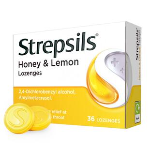 Strepsils使立消润喉糖咽喉疼痛干痒止咳祛痰含片(血橙效期26-10)