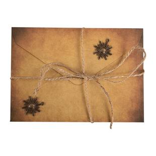 小众复古情书牛皮纸信纸信封套装质感好看的信纸加信封高级精致ins生日表白送男友浪漫手写信纸文艺创意情侣