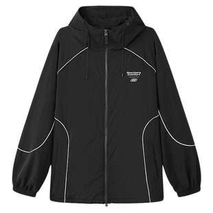 斯凯奇男女款外套2026春夏季科技棉保暖连帽宽松防泼水轻量外套