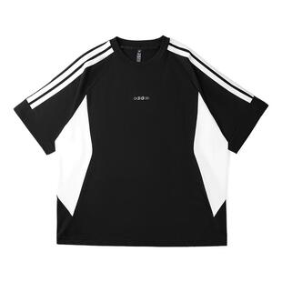 Adidas阿迪达斯短袖男女圆领短T2026夏季新款潮流百搭T恤KY2115
