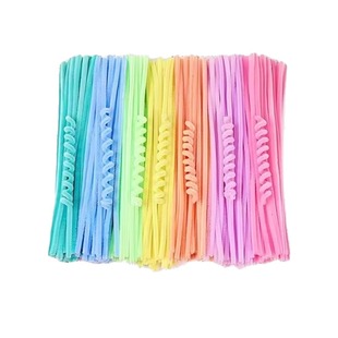 扭扭棒花束手工diy材料包全套毛根超密发夹马卡龙加密儿童小学生幼儿园纽棒套装工具高级妞妞棒套装礼盒女孩