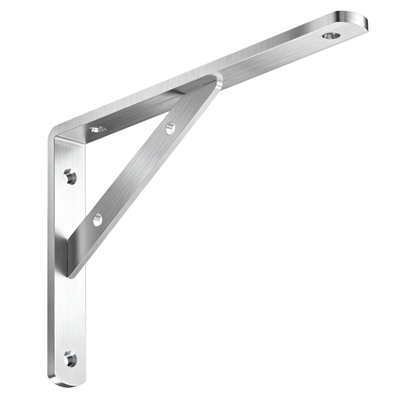 加厚不锈钢三角支架墙上直角固定角铁支撑置物架隔层板托架承重