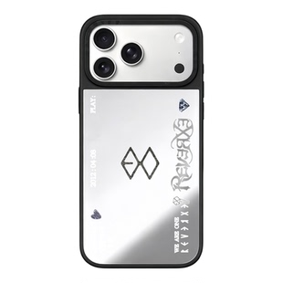 原创EXO回归reverxe周边爱丽应援镜面手机壳适用于苹果17promaxiphone16华为p80mate60pro小米17oppovivox300