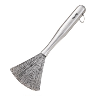 长柄清洁锅刷不锈钢锅刷厨房专用刷锅神器洗锅刷家用碗钢丝刷带柄