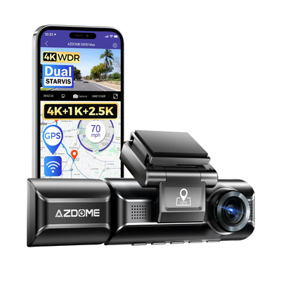 AZDOME前后录行车记录仪停车监控