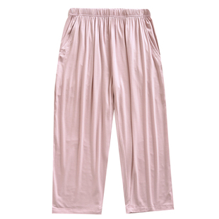 莫代尔睡裤女士薄款七分裤夏季休闲可外穿家居裤宽松中裤居家大码