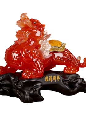 新中式招财瑞兽树脂摆件2026限定