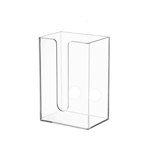 免打孔透明纸巾盒客厅厨房卫生间可粘贴纸巾盒挂壁式防水收纳盒