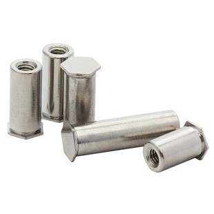 304不锈钢盲孔压铆螺柱压板螺母柱压铆螺母柱BSOSm3m4m5