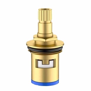 全铜通用型水龙头漏水配件快开三角阀单冷水龙头铜阀芯厨房黄铜